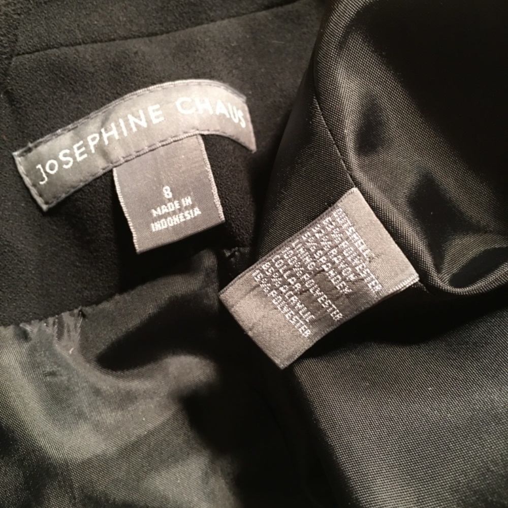 𝅺josephine CHAUS Career BLAZER/JACKET, Black, Pre-owned, Women’s Size 8 - Picture 3 of 10